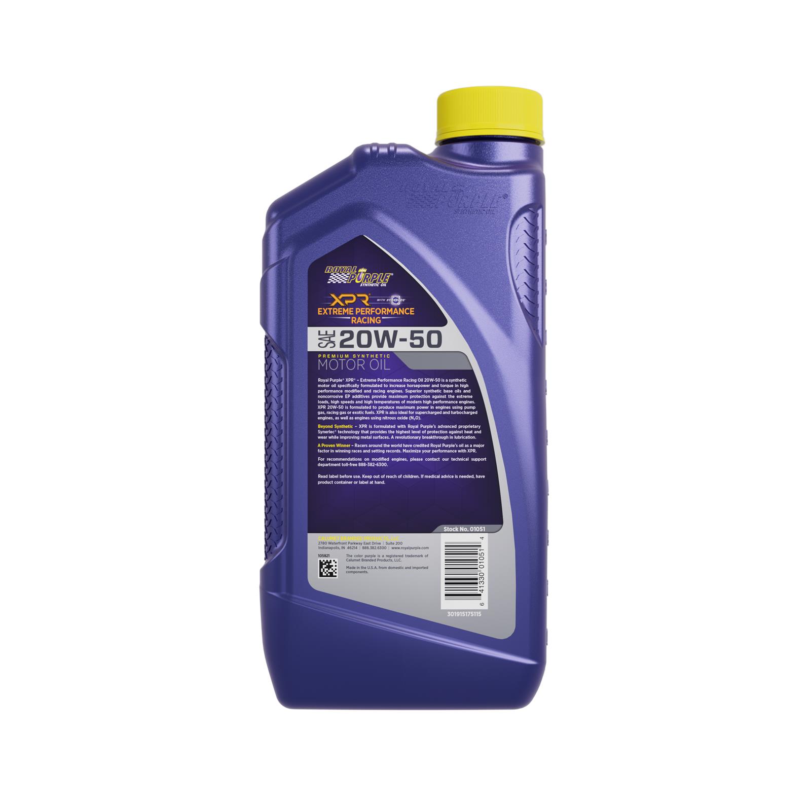 Royal Purple 01051 Royal Purple XPR Extreme Racing Motor Oil - Zander Auto Parts