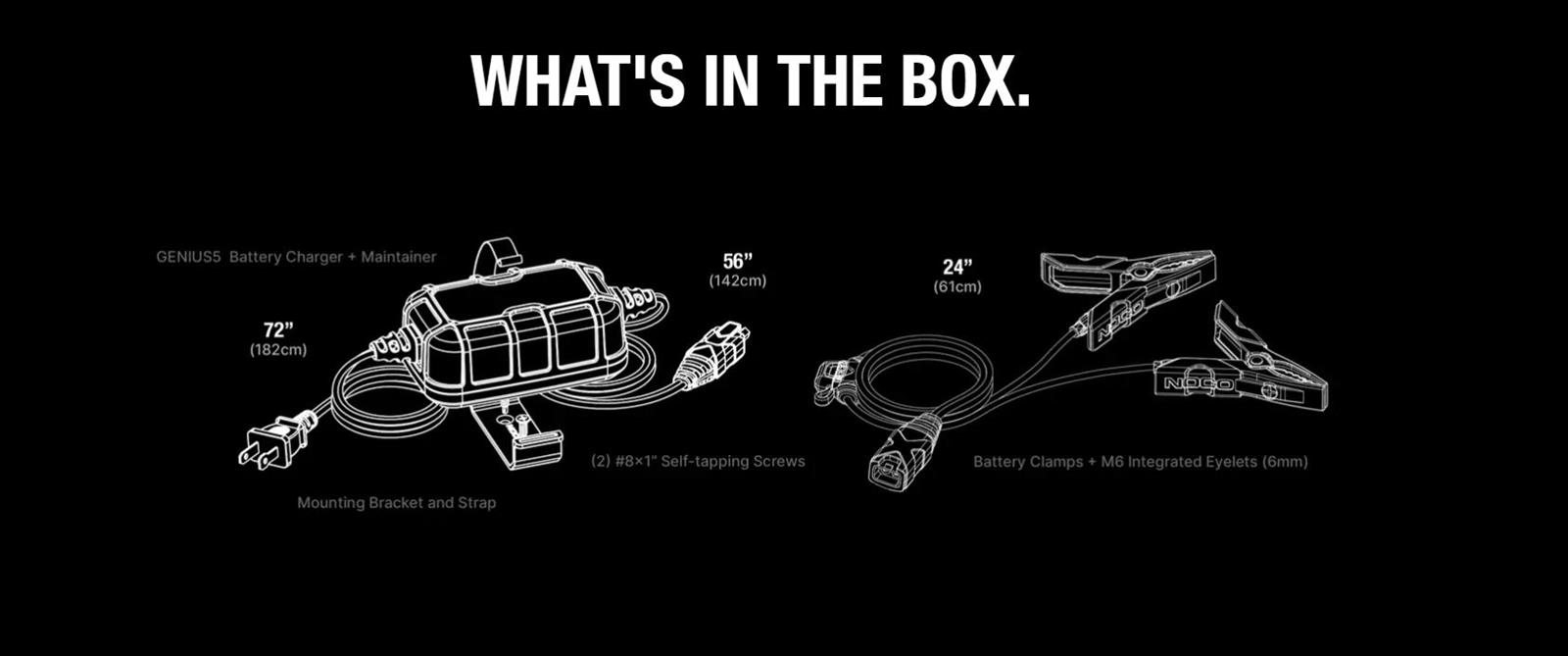 NOCO GENIUS5 NOCO GENIUS5 Smart Battery Chargers - Zander Auto Parts