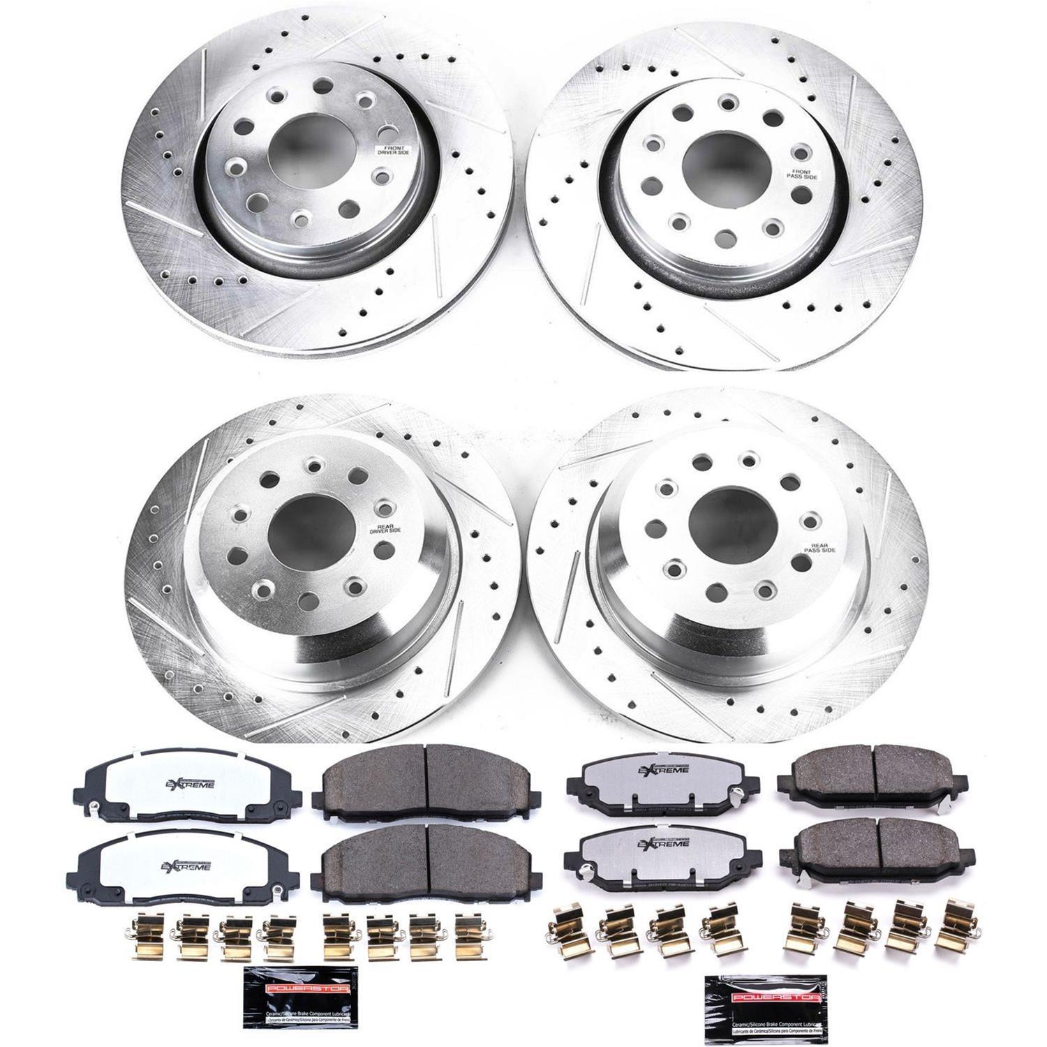 PowerStop K7938-36 PowerStop Z36 Truck and Tow Brake Upgrade Kits - Zander Auto Parts