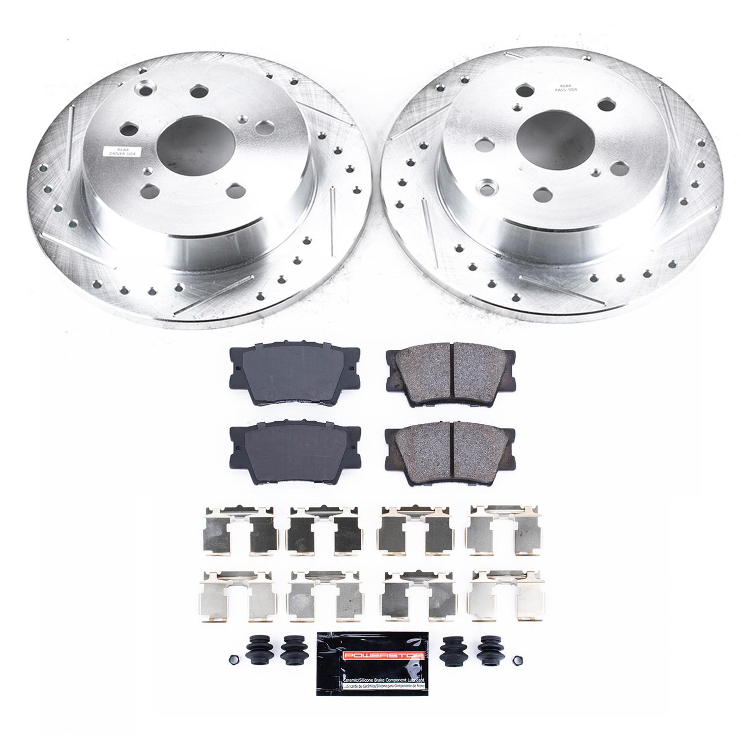 PowerStop K4671 PowerStop Z23 Evolution Sport Brake Upgrade Kits - Zander Auto Parts