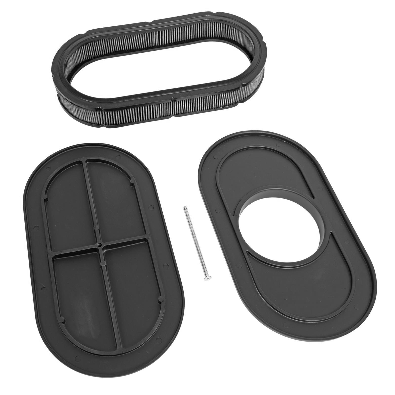 Summit Racing SUM-239042B Summit Racing™ Finned Aluminum Air Cleaners - Zander Auto Parts