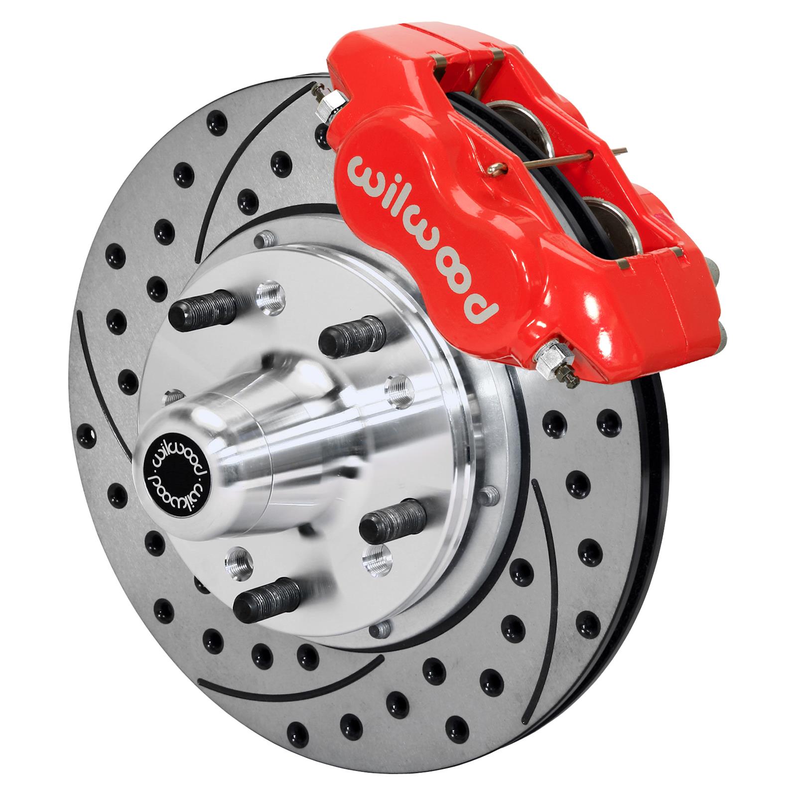 Wilwood Disc Brakes 140-12021-DR Wilwood Forged Dynalite Pro Series Front Disc Brake Kits - Zander Auto Parts