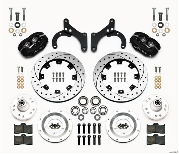 Wilwood Disc Brakes 140-12459-D Wilwood Forged Dynalite Big Brake Front Brake Kits - Zander Auto Parts