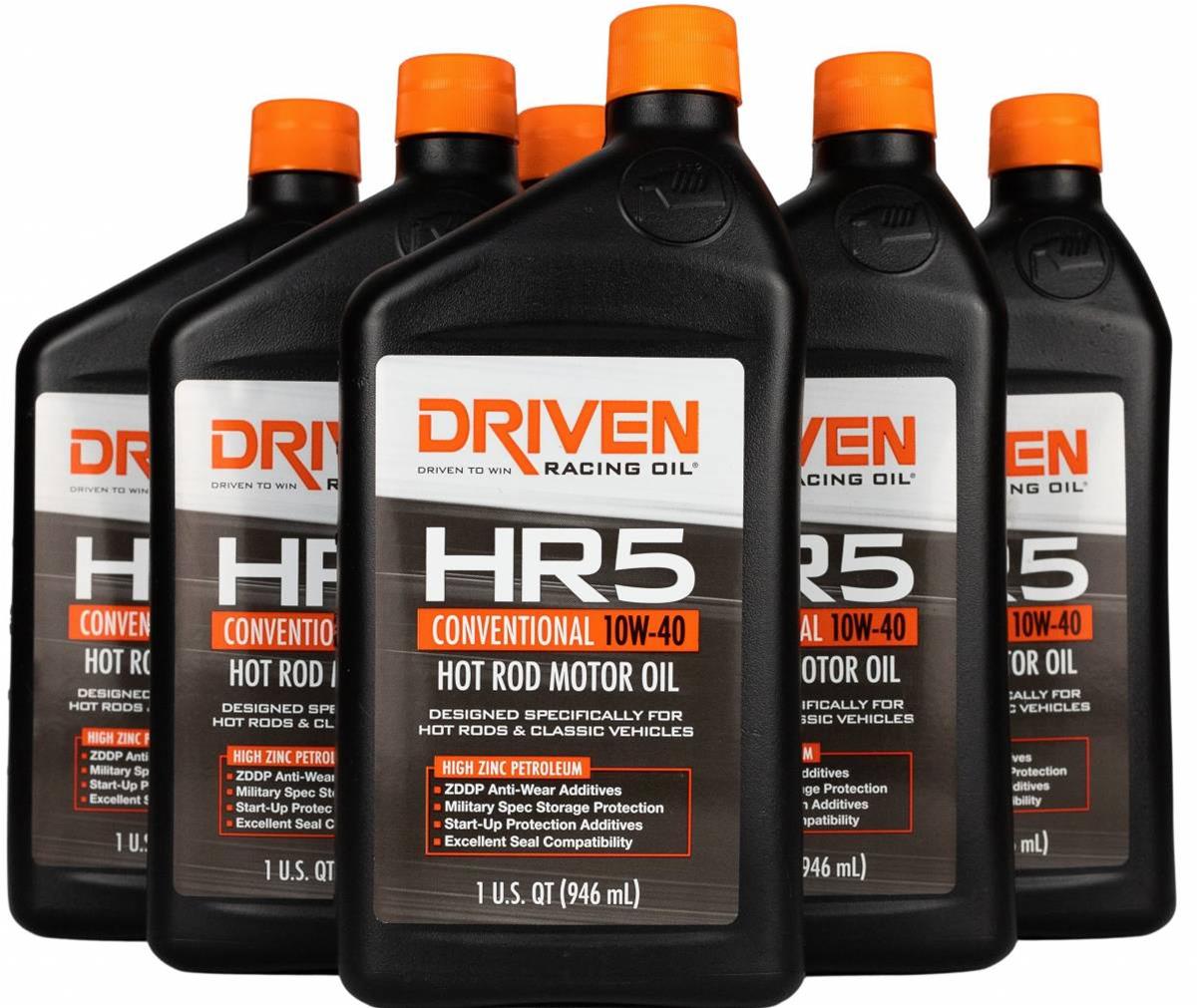 Driven Racing Oil 03806-12 Driven Racing Oil HR5 Hot Rod Motor Oil - Zander Auto Parts