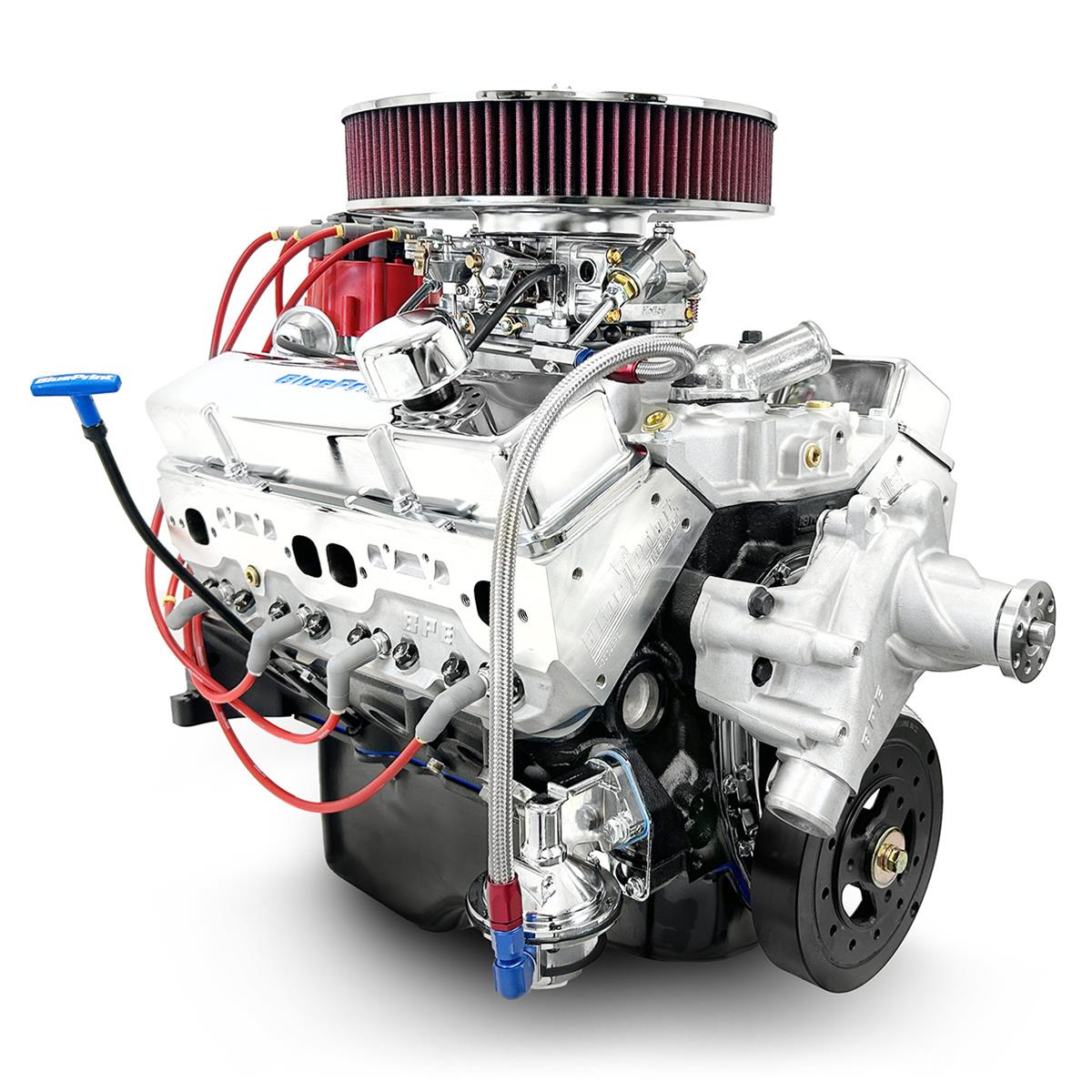 BluePrint Engines BP38318CTC1D BluePrint Engines GM 383 C.I.D. 436 HP Dressed Stroker Long Block Crate Engines - Zander Auto Parts