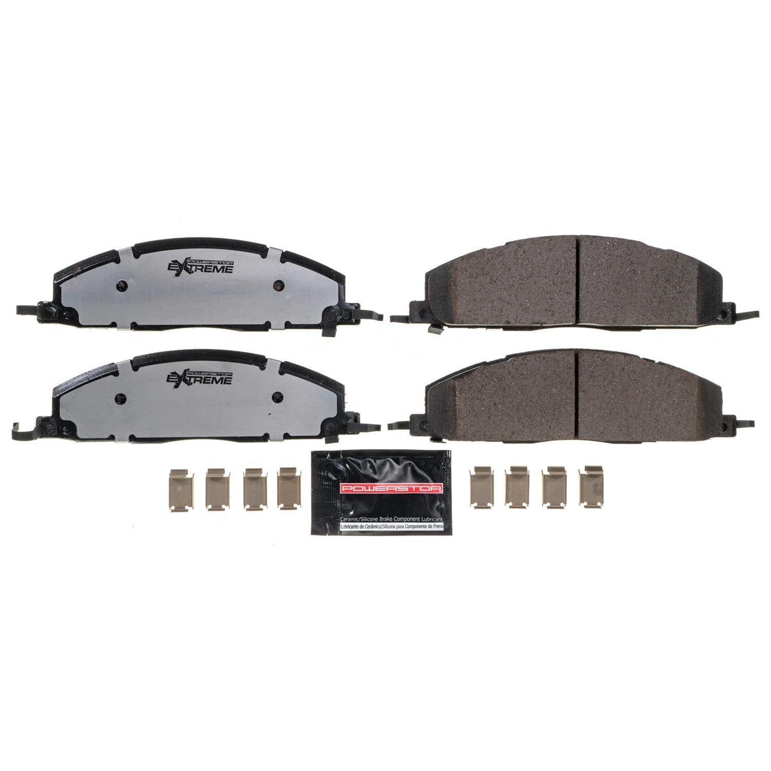PowerStop Z36-1400 PowerStop Z36 Truck and Tow Brake Pads and Hardware Kits - Zander Auto Parts