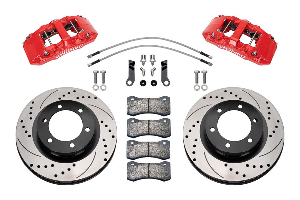 Wilwood Disc Brakes 140-17557-DR Wilwood AERO6-DM Direct Mount Truck Brake Kits - Zander Auto Parts