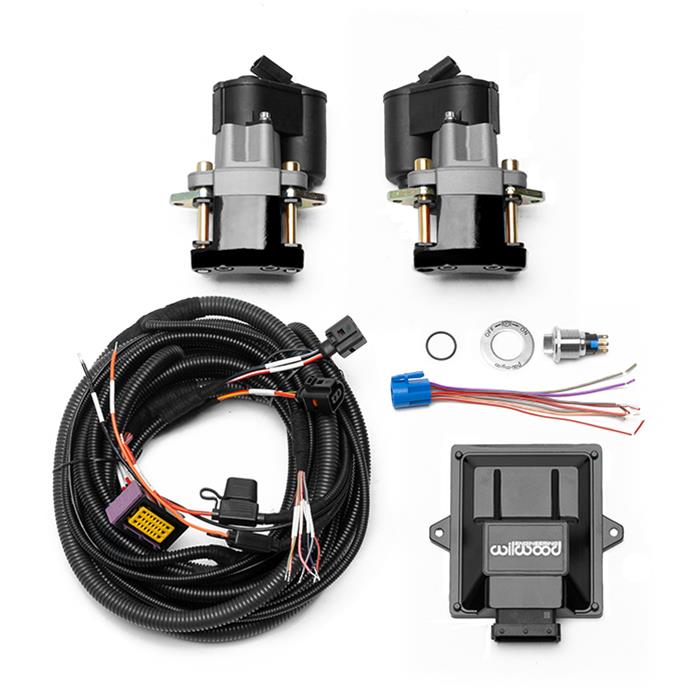 Wilwood Disc Brakes 140-15979-BK Wilwood Electronic Parking Brake Rear Retrofit Brake Kits - Zander Auto Parts