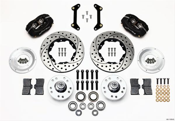 Wilwood Disc Brakes 140-11009-D Wilwood Forged Dynalite Pro Series Front Disc Brake Kits - Zander Auto Parts