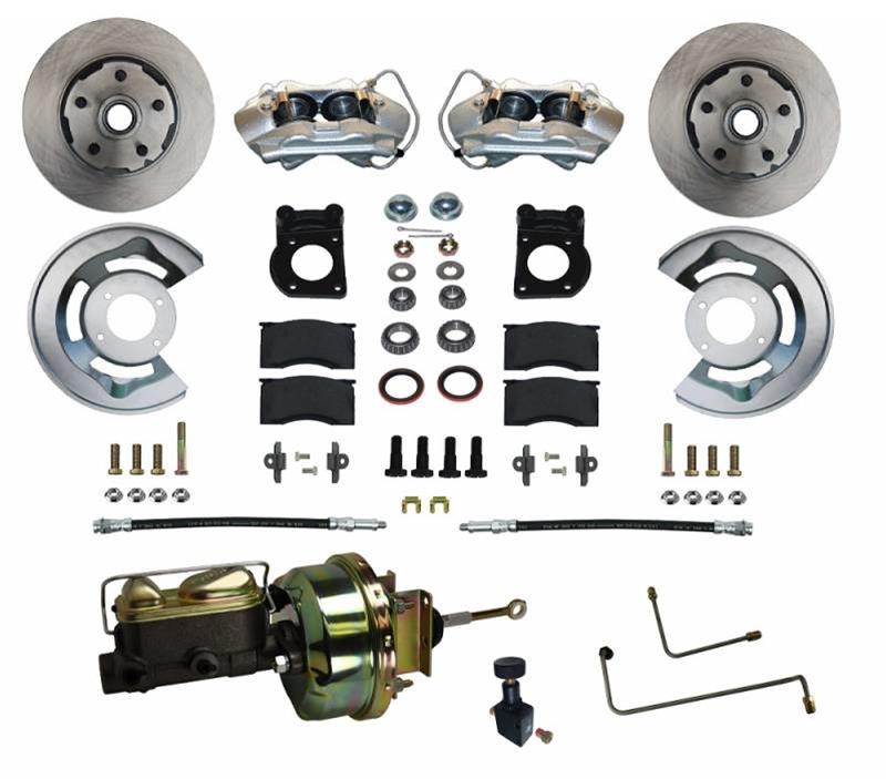 Leed Brakes FC0001-H405A LEED Brakes Front Disc Brake Conversion Kits - Zander Auto Parts