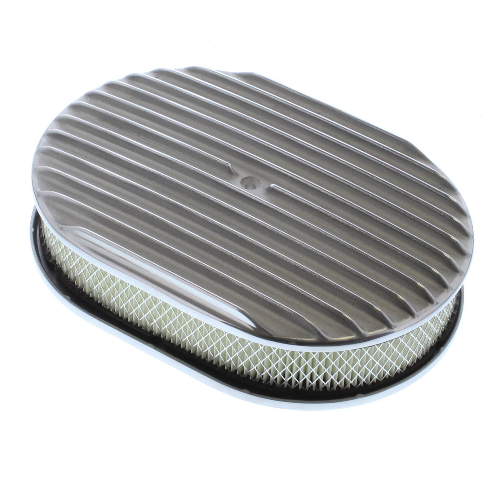 Summit Racing SUM-239040 Summit Racing™ Finned Aluminum Air Cleaners - Zander Auto Parts