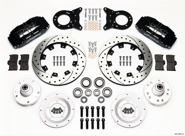 Wilwood Disc Brakes 140-12947-D Wilwood Forged DynaPro 6 Big Brake Front Brake Kits - Zander Auto Parts