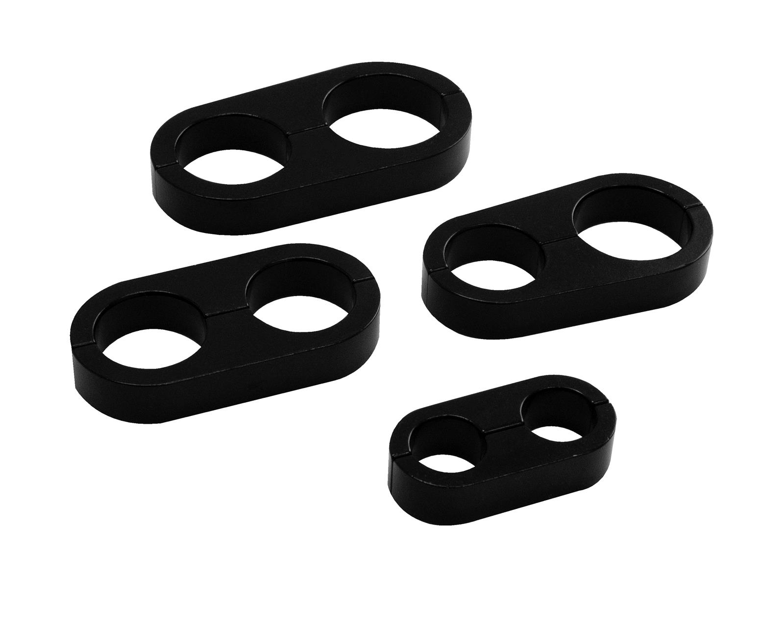Billet Specialties BLK68425 Billet Specialties Hose Separators - Zander Auto Parts