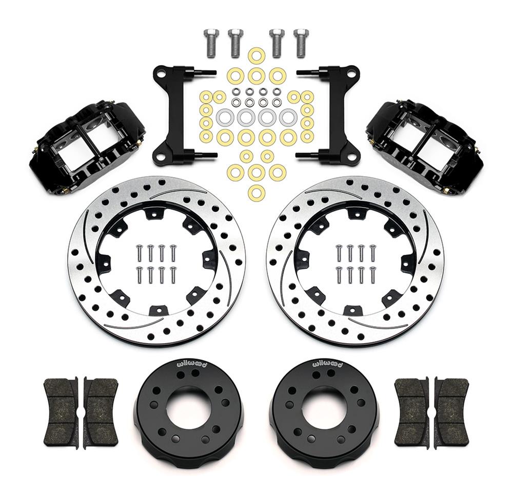 Wilwood Disc Brakes 140-15302-D Wilwood Forged Narrow Superlite 6R Big Brake Front Brake Kits - Zander Auto Parts
