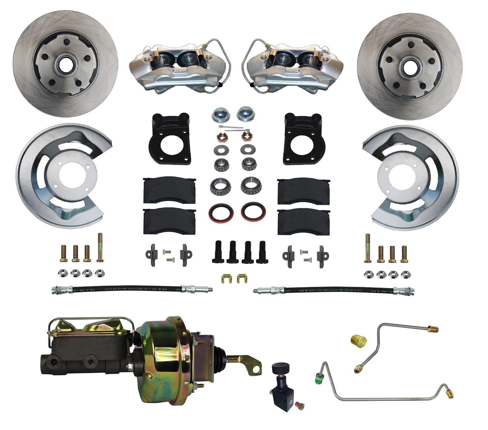 Leed Brakes FC0001-H405M LEED Brakes Front Disc Brake Conversion Kits - Zander Auto Parts