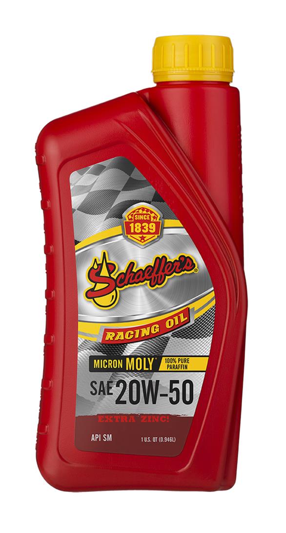 Schaeffer Manufacturing Company 0191-012-1 Schaeffer's Micron Moly Racing Oil - Zander Auto Parts