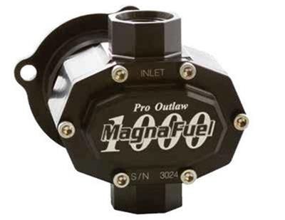 MagnaFuel MP-4205-BLK MagnaFuel ProOutlaw 1000 Series Belt Drive Fuel Pumps - Zander Auto Parts
