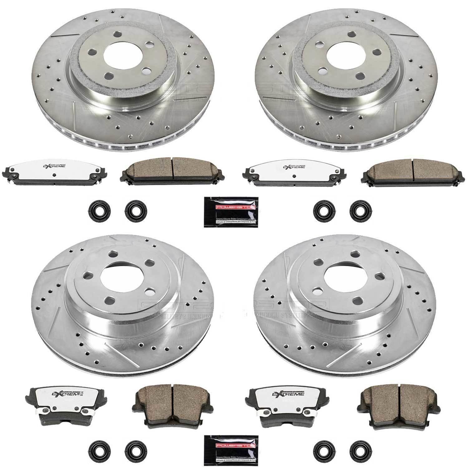 PowerStop K2853-26 PowerStop Z26 Street Warrior Brake Upgrade Kits - Zander Auto Parts
