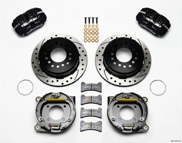 Wilwood Disc Brakes 140-13513-D Wilwood Forged DynaPro Low-Profile Rear Parking Brake Kits - Zander Auto Parts