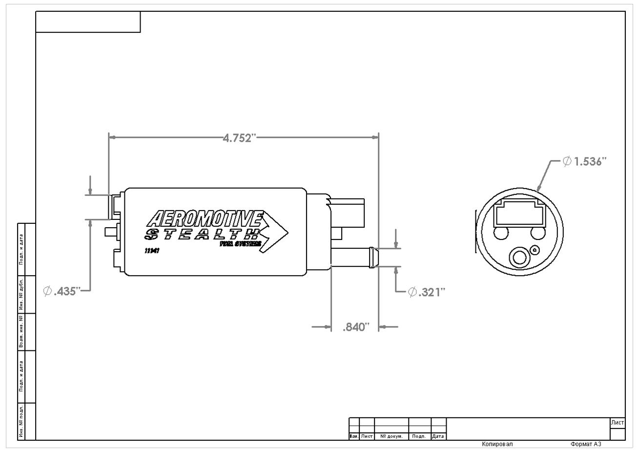 Aeromotive 11541 Aeromotive Stealth Electric Fuel Pumps - Zander Auto Parts
