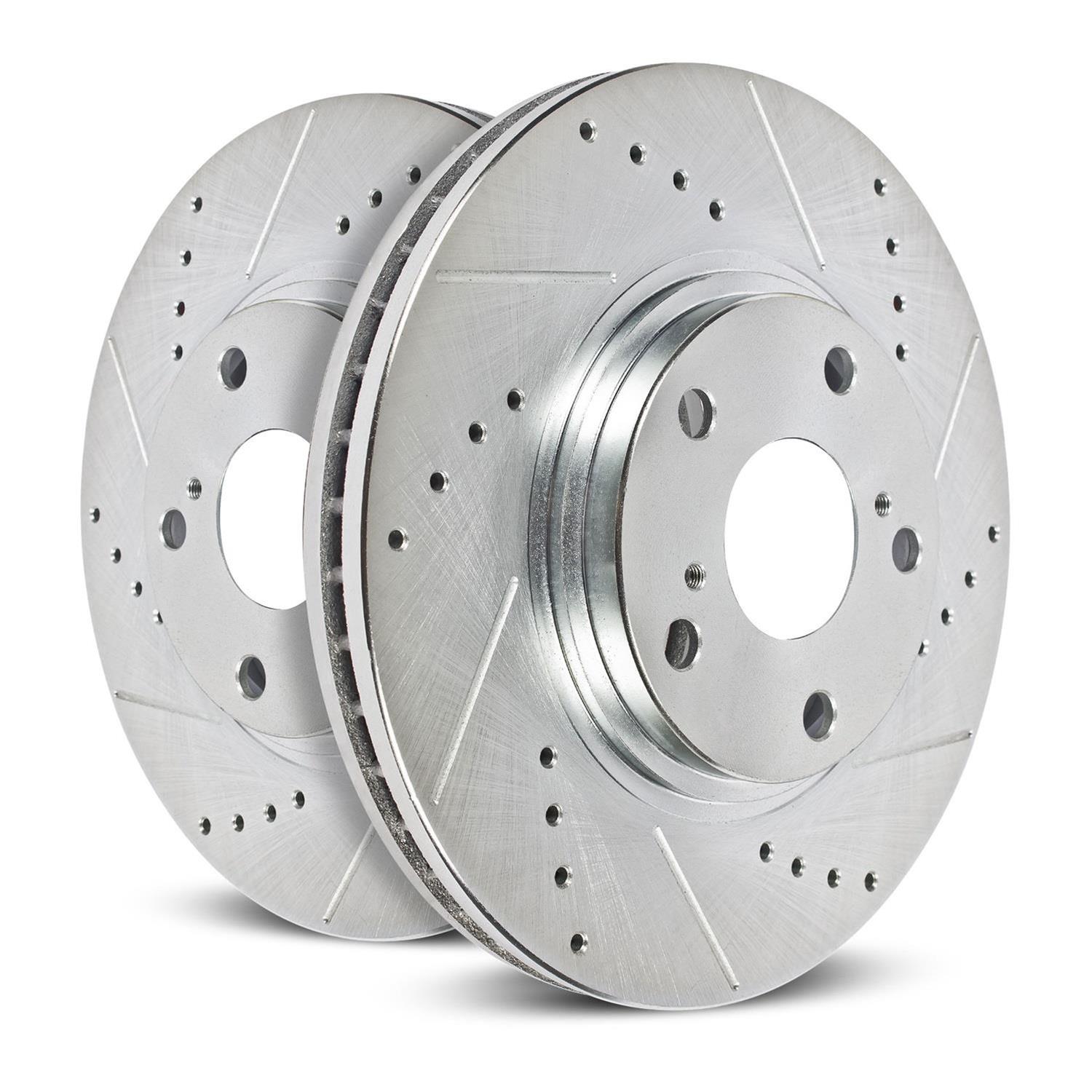 PowerStop AR82209XPR PowerStop Evolution Drilled and Slotted Rotors - Zander Auto Parts