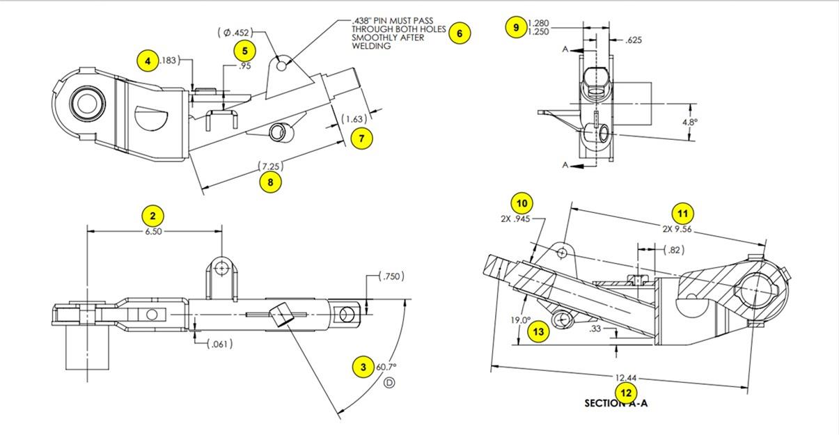 QA1 52308 QA1 Mopar Control Arms - Zander Auto Parts