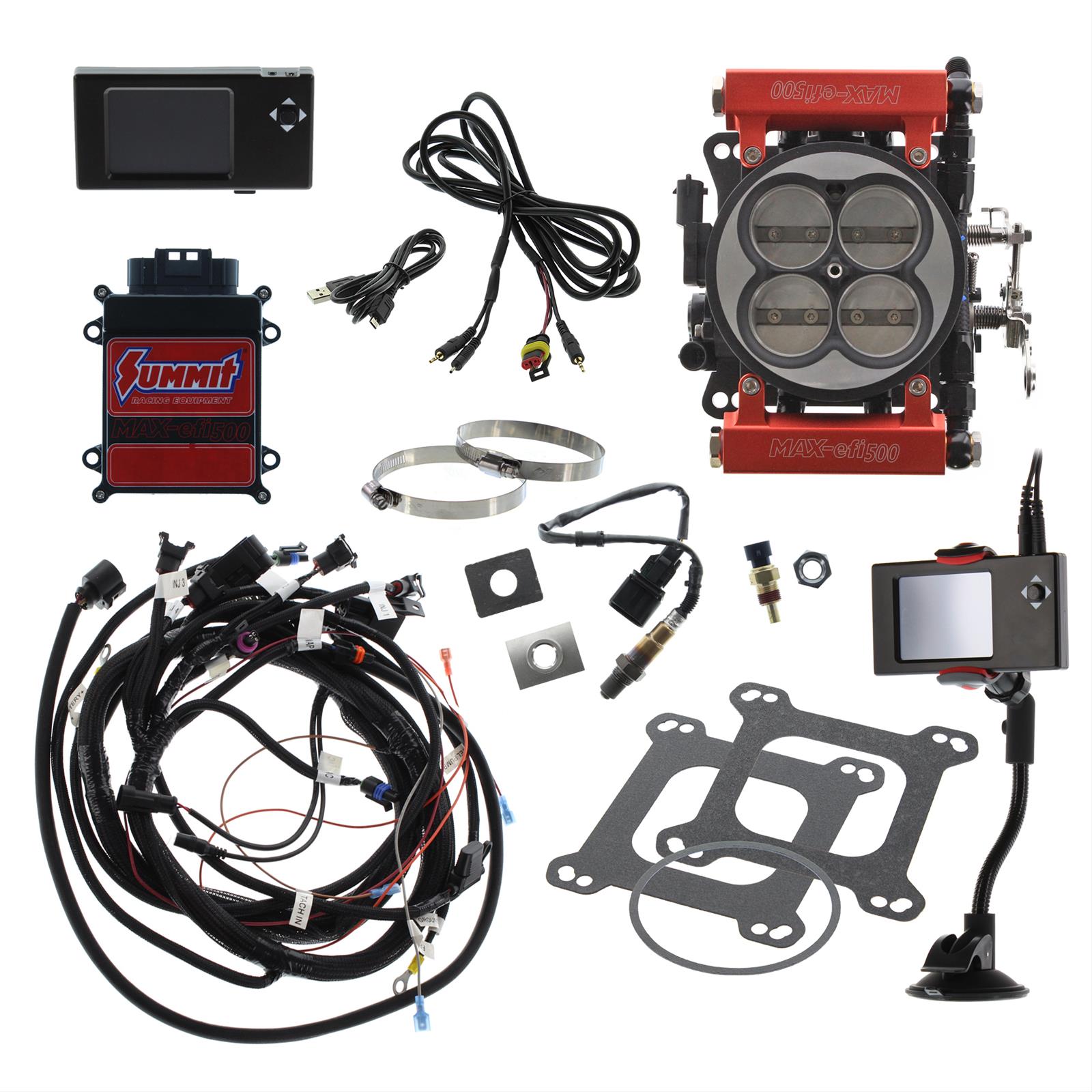 Summit Racing SUM-240505 Summit Racing™ MAX-efi 500 Fuel Injection Systems - Zander Auto Parts