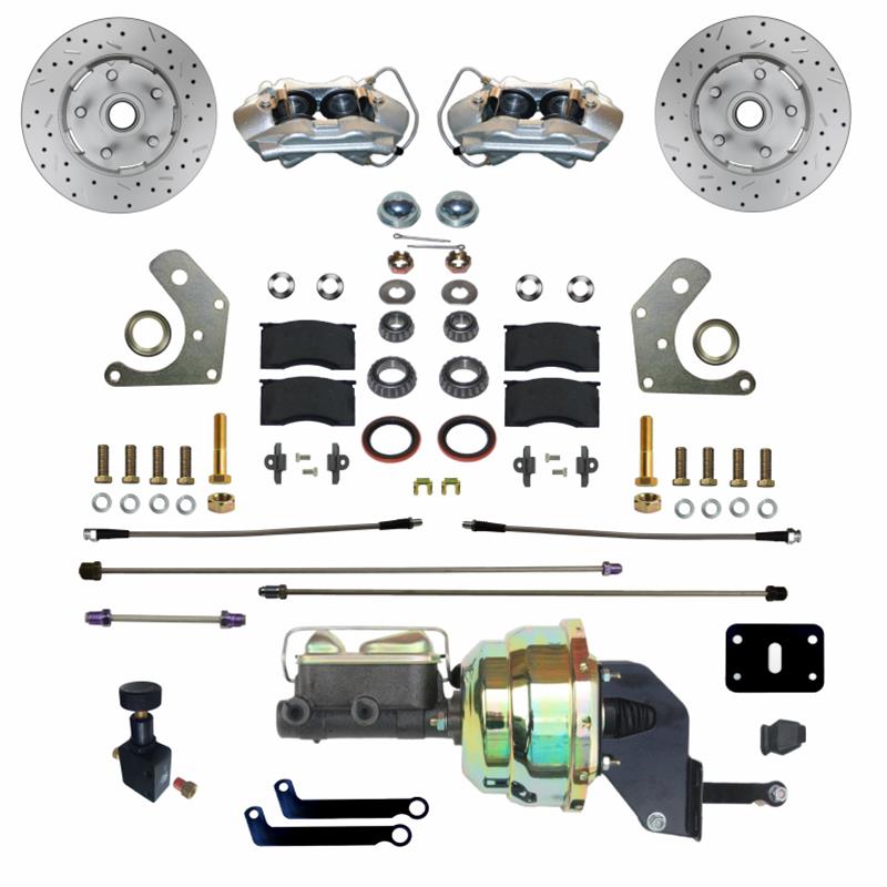 Leed Brakes FC2002-8405X LEED Brakes Front Disc Brake Conversion Kits - Zander Auto Parts