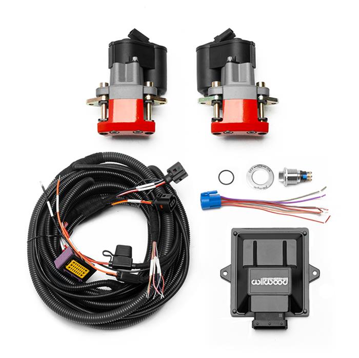 Wilwood Disc Brakes 140-15978-RD Wilwood Electronic Parking Brake Rear Retrofit Brake Kits - Zander Auto Parts