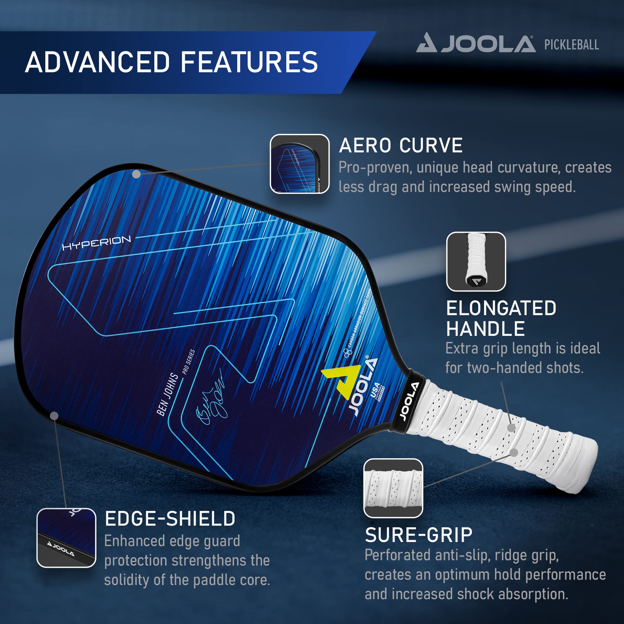 JOOLA Johns Hyperion Pickleball Paddle - Zander Auto Parts