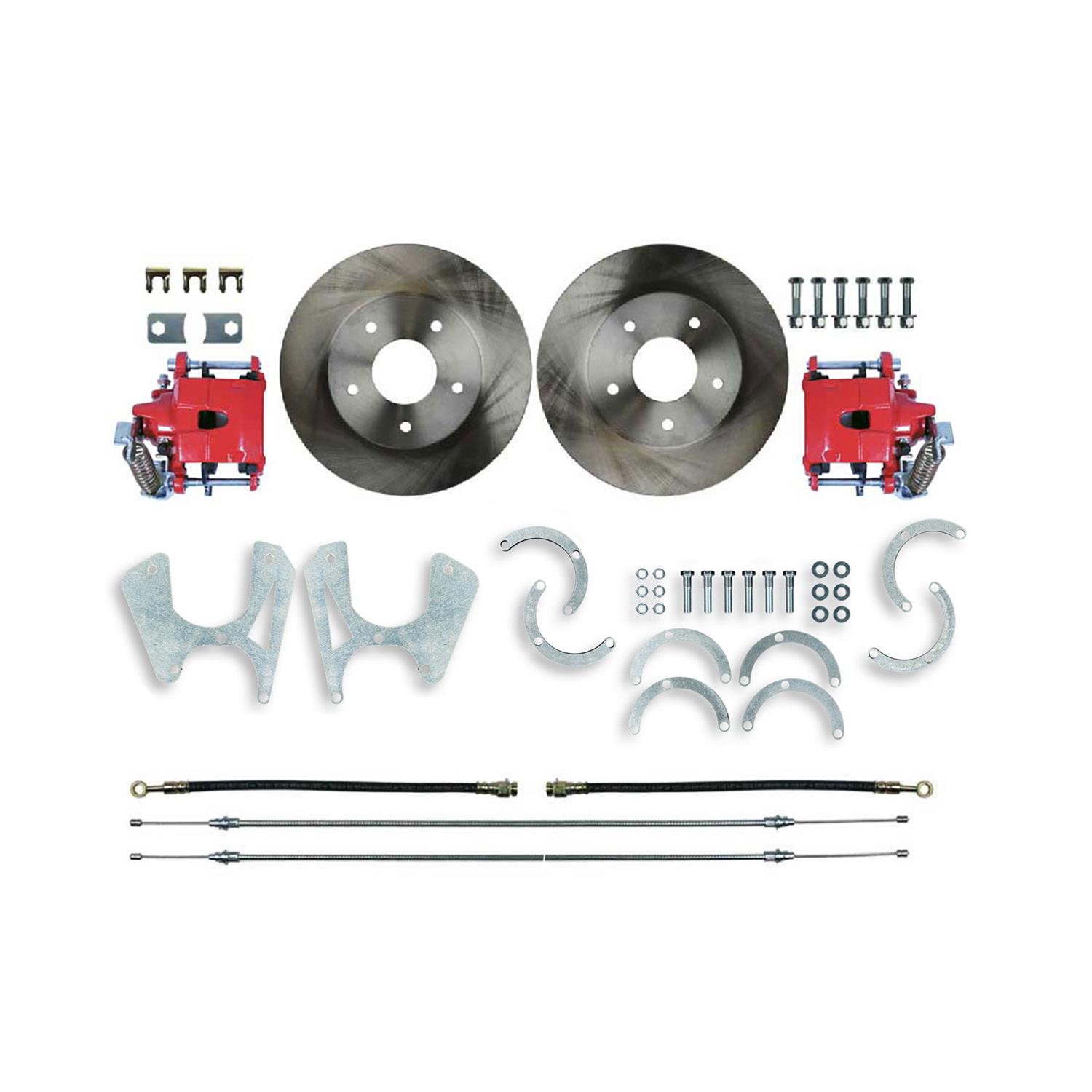 The Right Stuff TRD4745Z The Right Stuff Street Series Disc Brake Conversion Kits - Zander Auto Parts