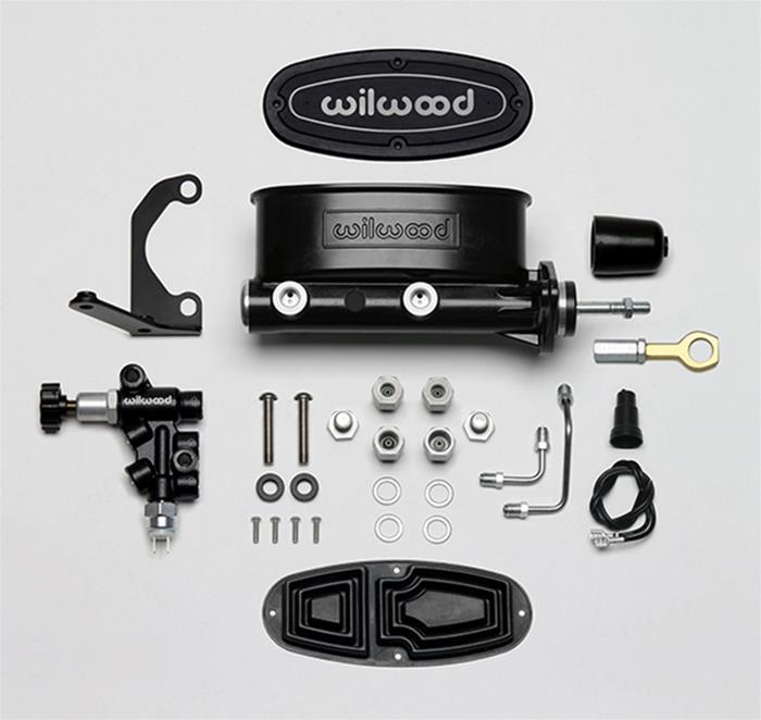 Wilwood Disc Brakes 261-13272-BK Wilwood Aluminum Tandem Master Cylinders - Zander Auto Parts