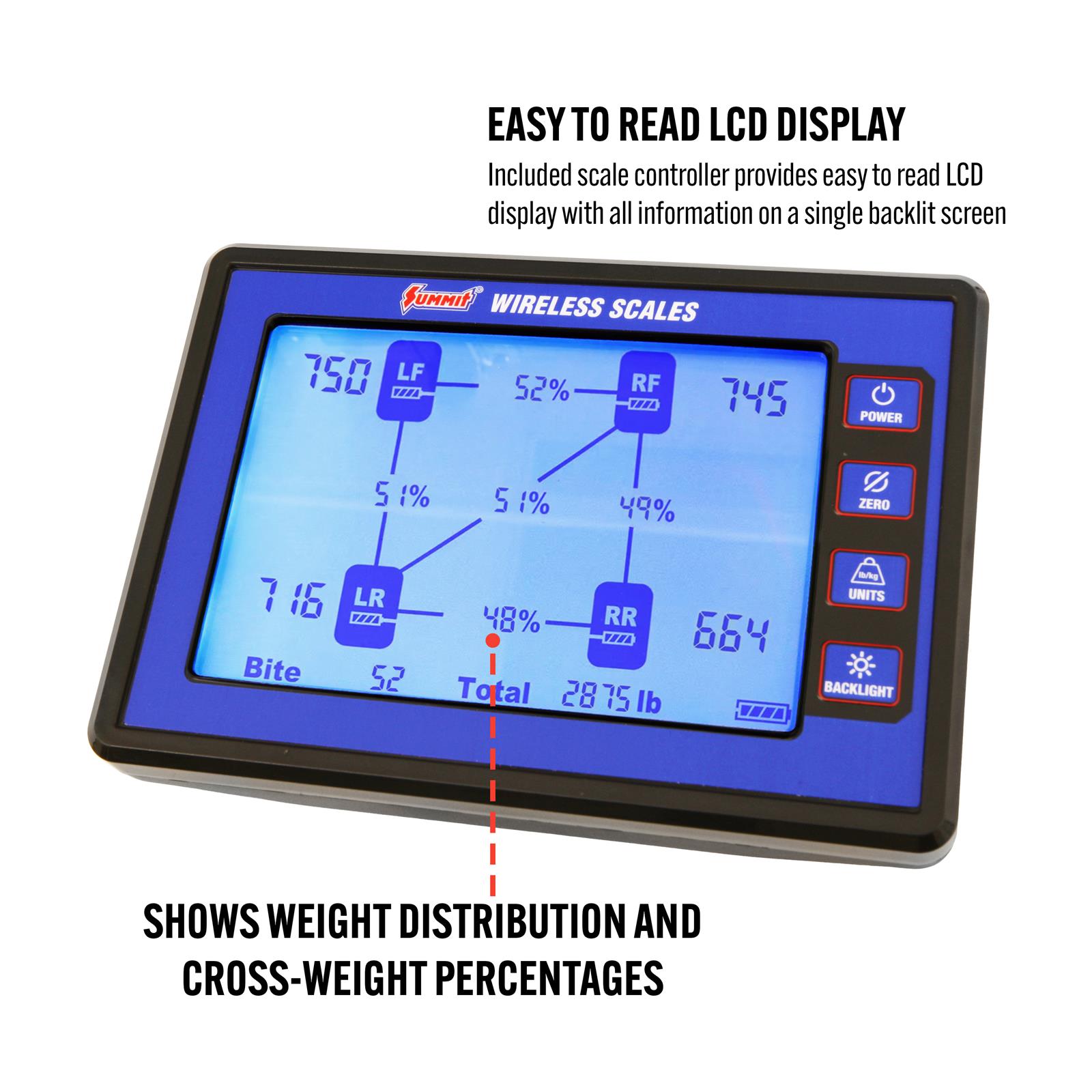 Summit Racing SUM-918900 Summit Racing™ Wireless Race Scales - Zander Auto Parts