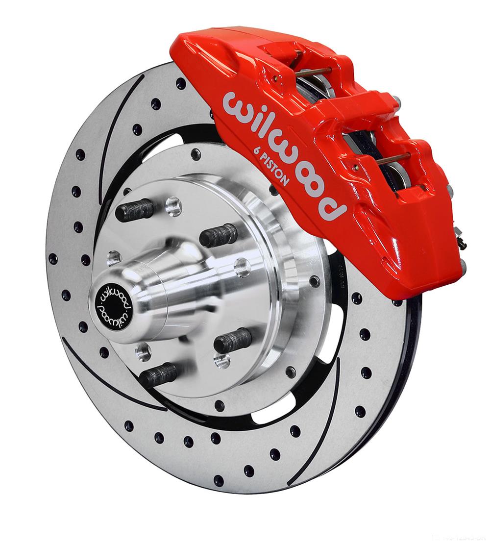 Wilwood Disc Brakes 140-12945-DR Wilwood Forged DynaPro 6 Big Brake Front Brake Kits - Zander Auto Parts