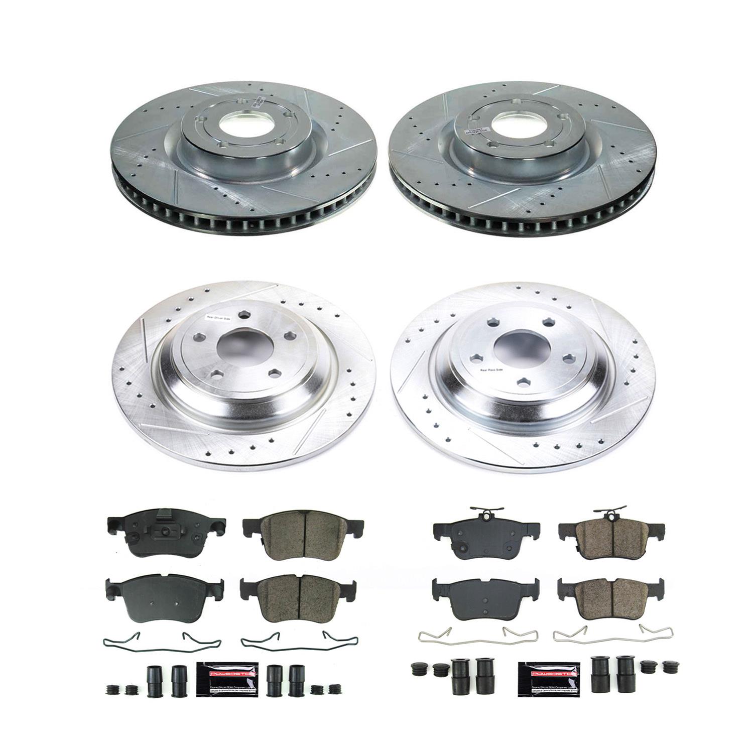 PowerStop K8644 PowerStop Z23 Evolution Sport Brake Upgrade Kits - Zander Auto Parts