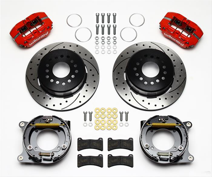 Wilwood Disc Brakes 140-11827-DR Wilwood Forged DynaPro Low-Profile Rear Parking Brake Kits - Zander Auto Parts