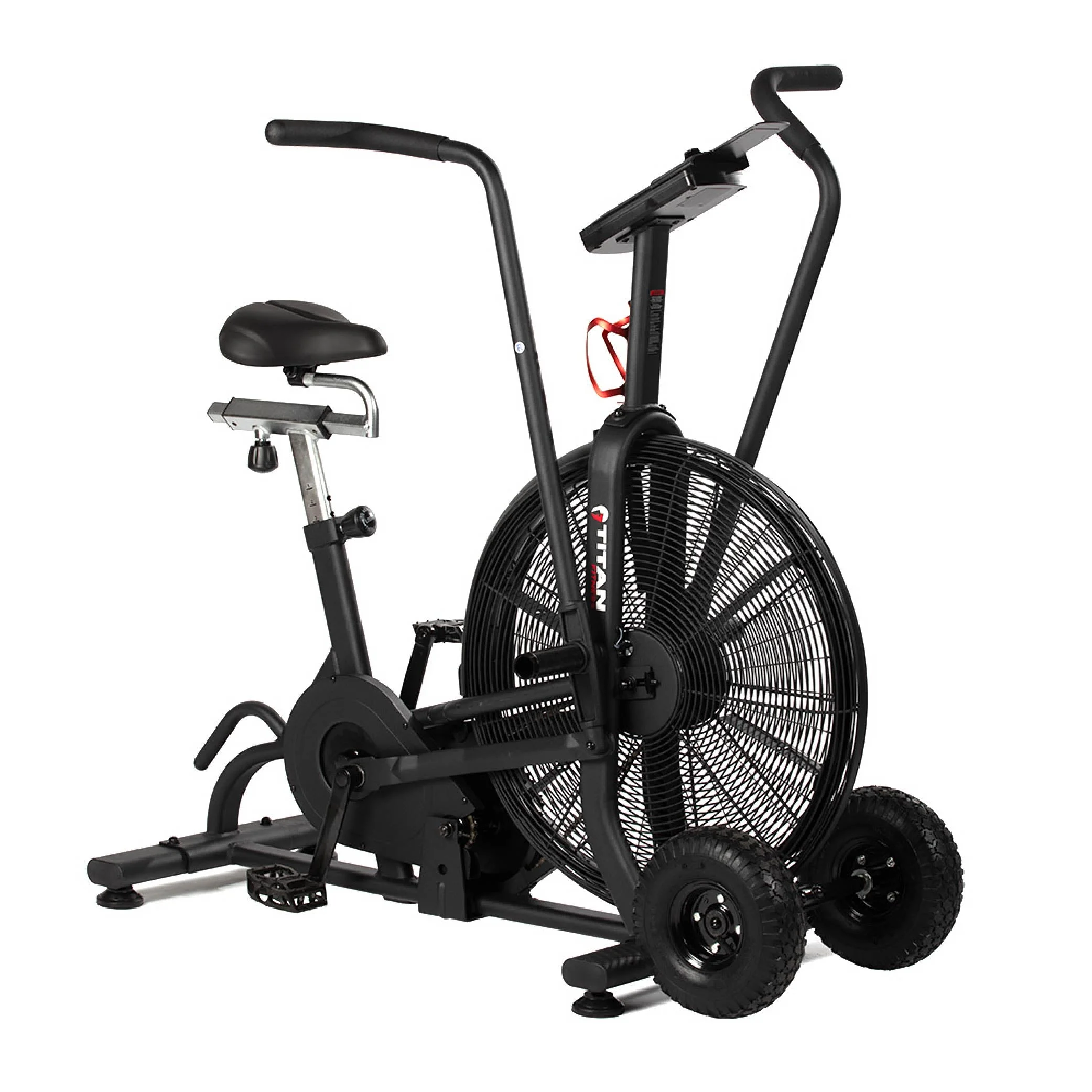 Titan Fitness Fan Bike, Black, 111 LB, Indoor\/Outdoor Cycling Exercise Bike with LCD Screen - Zander Auto Parts