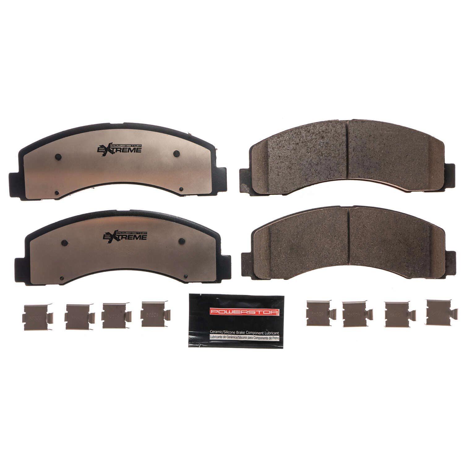PowerStop Z36-2087 PowerStop Z36 Truck and Tow Brake Pads and Hardware Kits - Zander Auto Parts