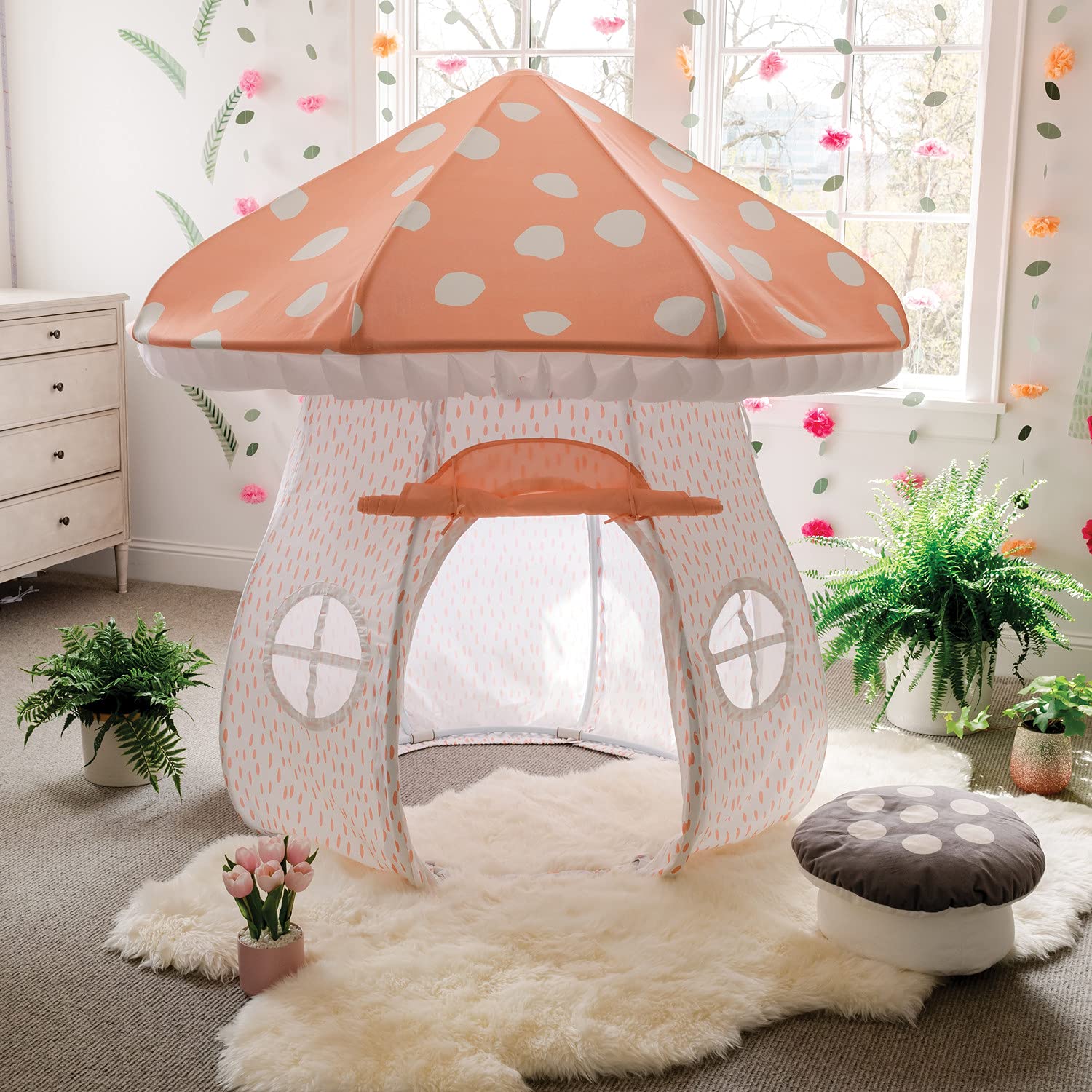 MindWare Mushroom Shaped Kids Playhouse - Zander Auto Parts