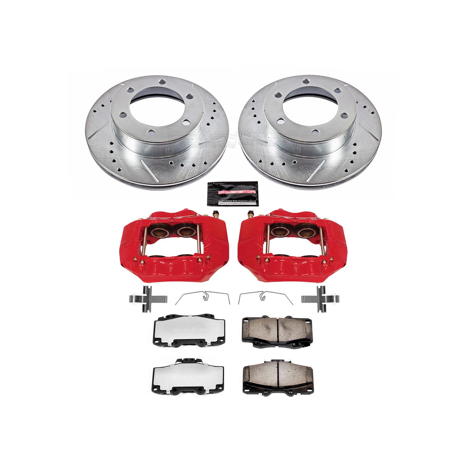 PowerStop KC1233A-36 PowerStop Z36 Truck and Tow Brake Upgrade Kits with Calipers - Zander Auto Parts