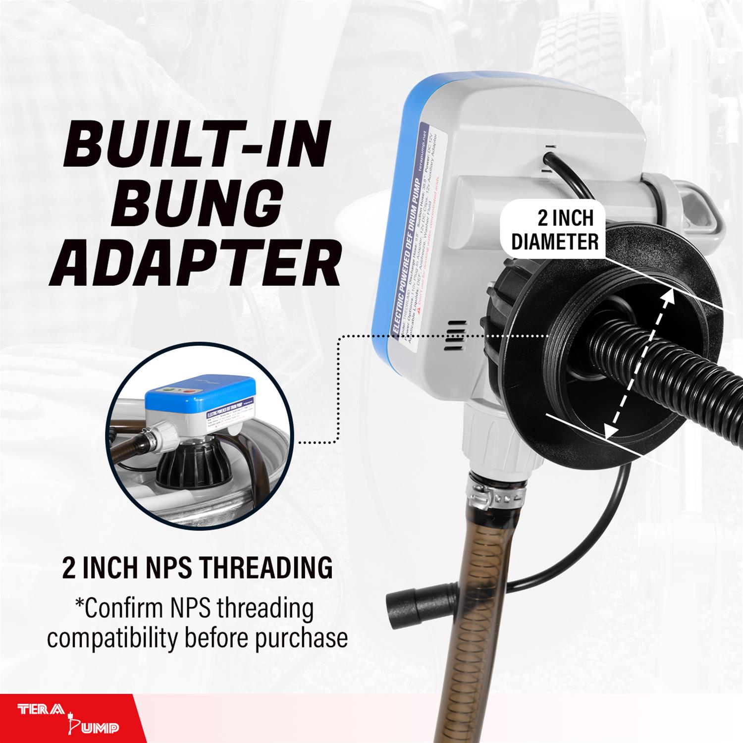 TERA PUMP 20179 Tera Pump Electric Drum Pumps - Zander Auto Parts