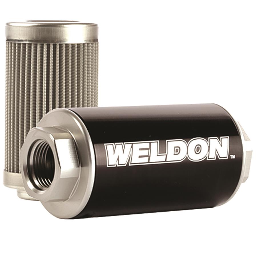 Weldon Pump LLC WEQ1010SSN Weldon Billet Fuel Filters - Zander Auto Parts