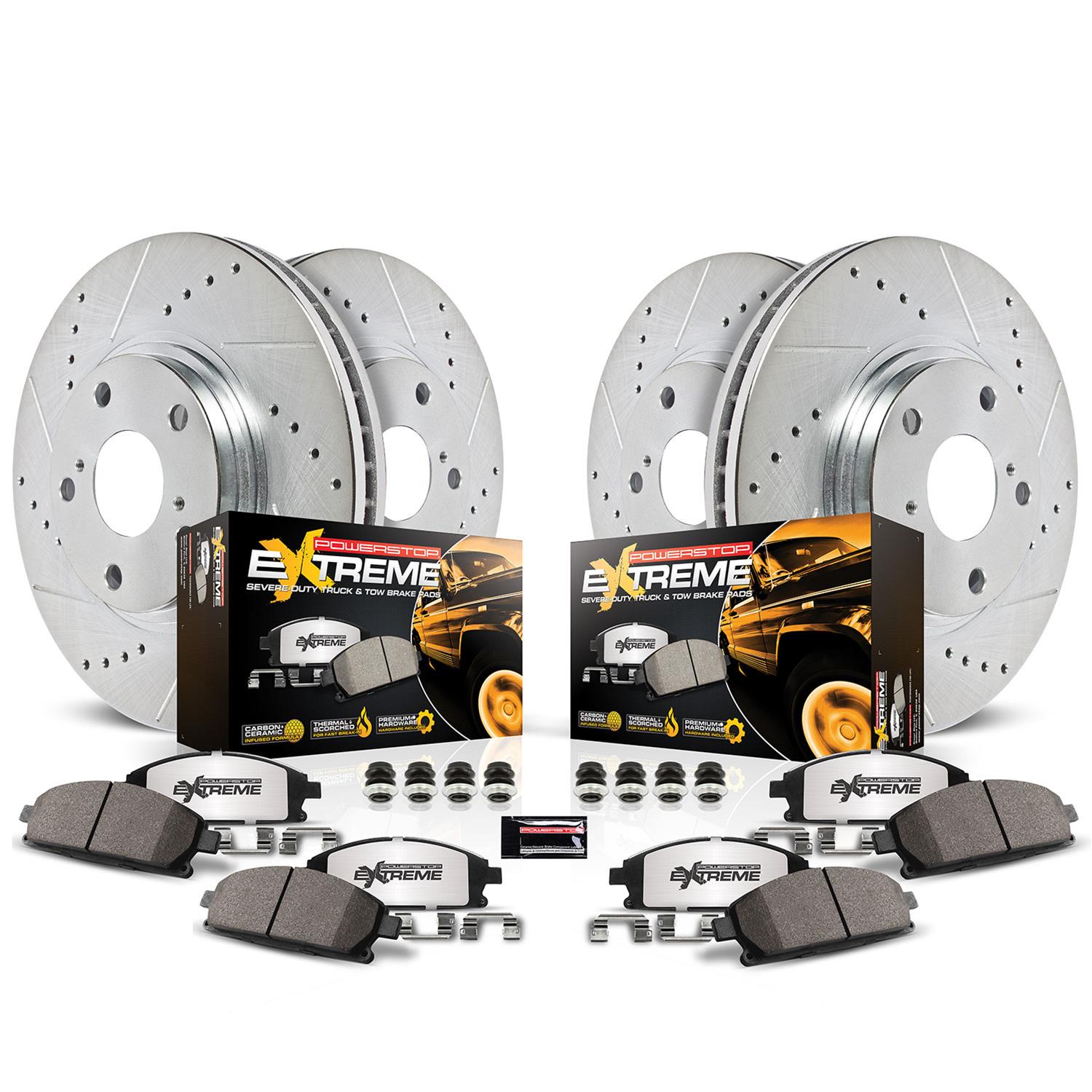 PowerStop K8171-36 PowerStop Z36 Truck and Tow Brake Upgrade Kits - Zander Auto Parts