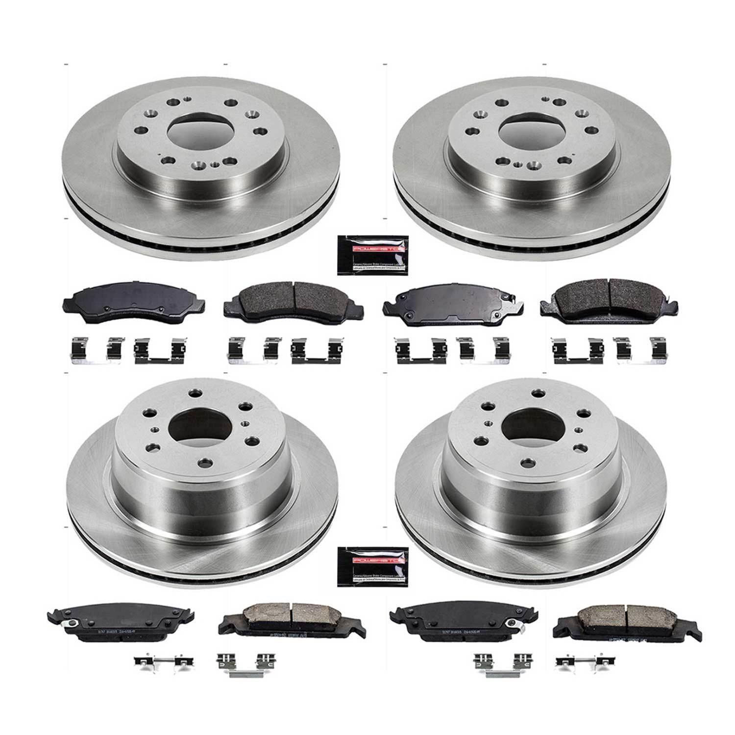 PowerStop KOE6560 PowerStop Z17 Evolution Plus Stock Replacement Brake Kits - Zander Auto Parts