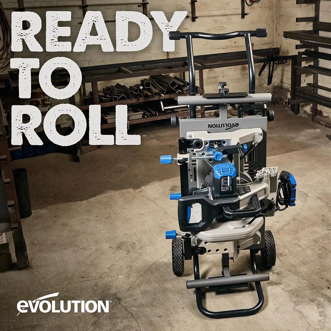 Evolution Powertools 133-0001 Evolution MCSSTAND Mitering Chop Saw Stands with Powerlift Assist - Zander Auto Parts