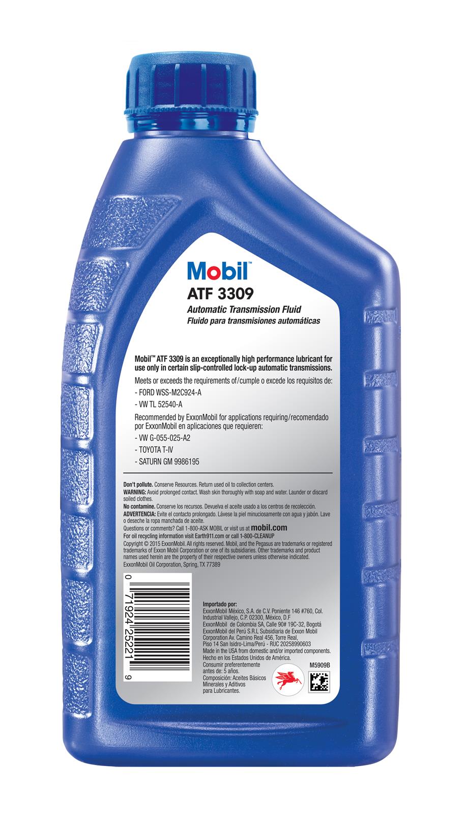 Mobil 123062 Mobil ATF 3309 - Zander Auto Parts