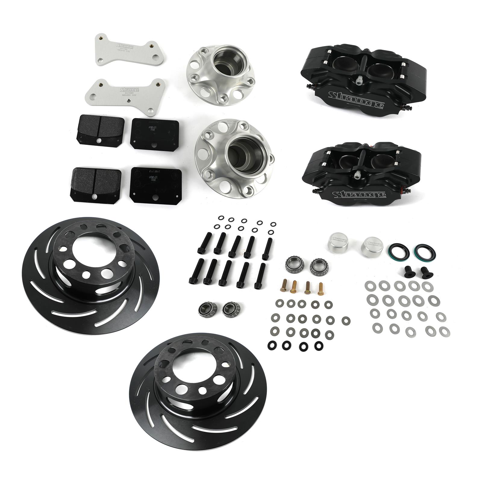 Strange Engineering B4110WC Strange Pro Race Steel Front Brake Kits - Zander Auto Parts