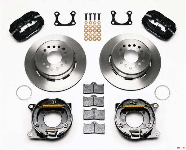 Wilwood Disc Brakes 140-7139 Wilwood Forged Dynalite Rear Parking Brake Kits - Zander Auto Parts