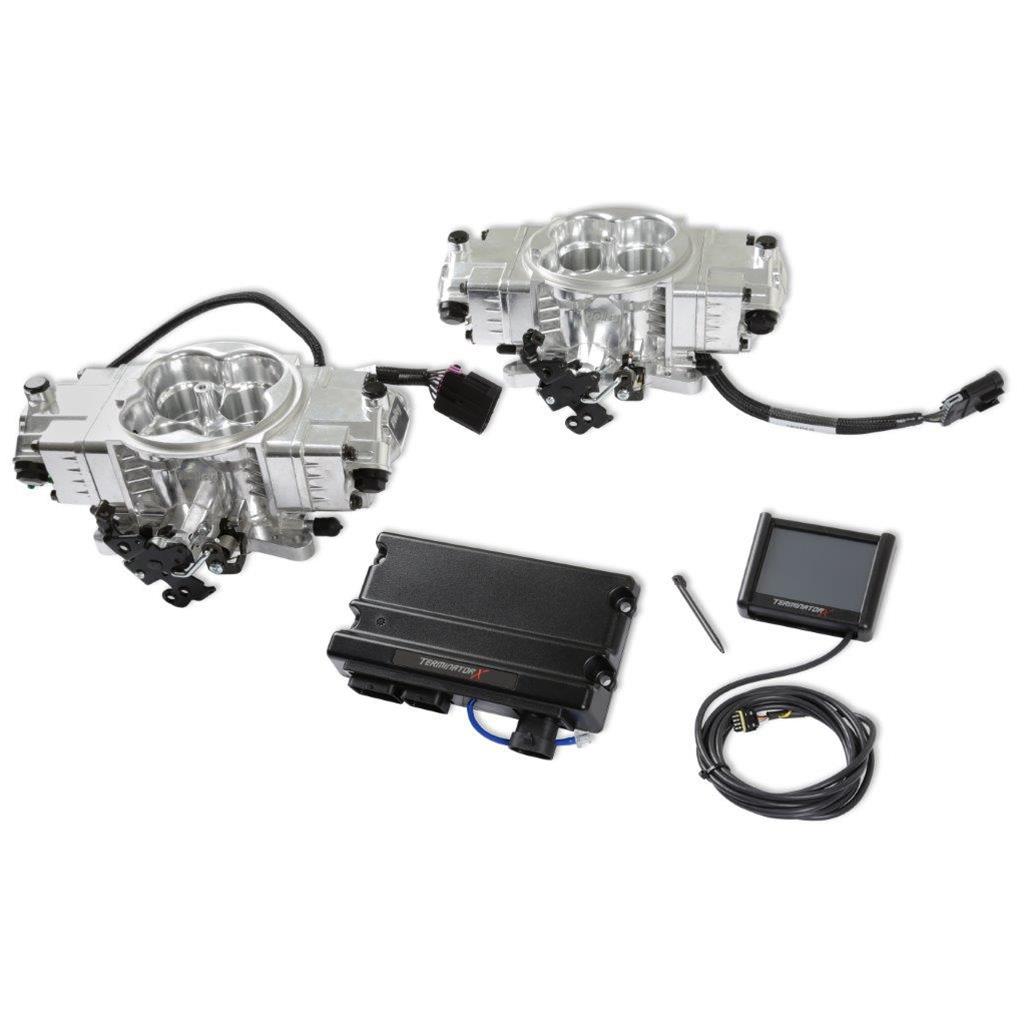 Holley 550-1074 Holley Terminator X Stealth 4150 2X4 EFI Fuel Injection Systems - Zander Auto Parts