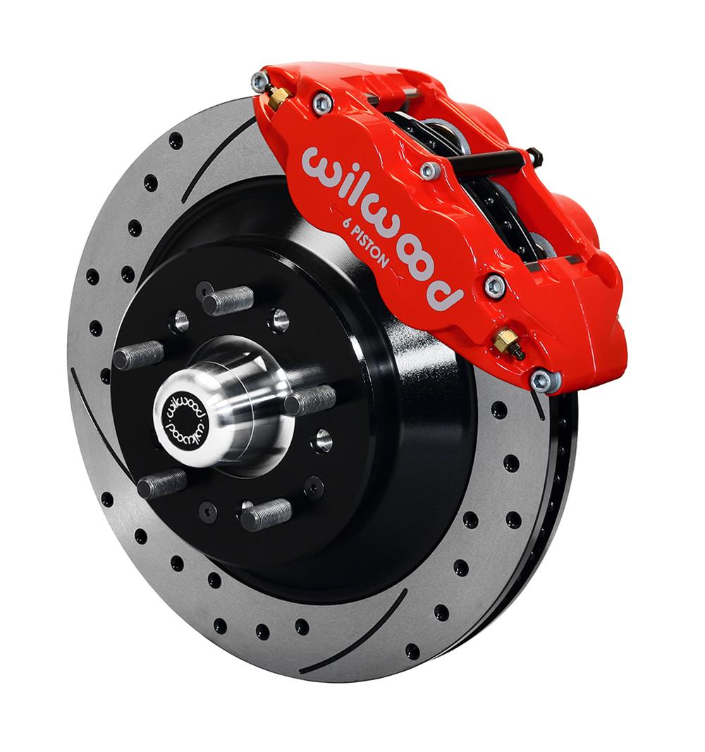 Wilwood Disc Brakes 140-12280-DR Wilwood Forged Narrow Superlite 6R Big Brake Front Brake Kits - Zander Auto Parts